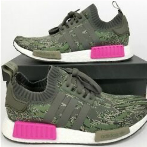 New in box NMD camo swamp women’s 6 ,6.5 men’s 4.5 - Picture 3 of 6
